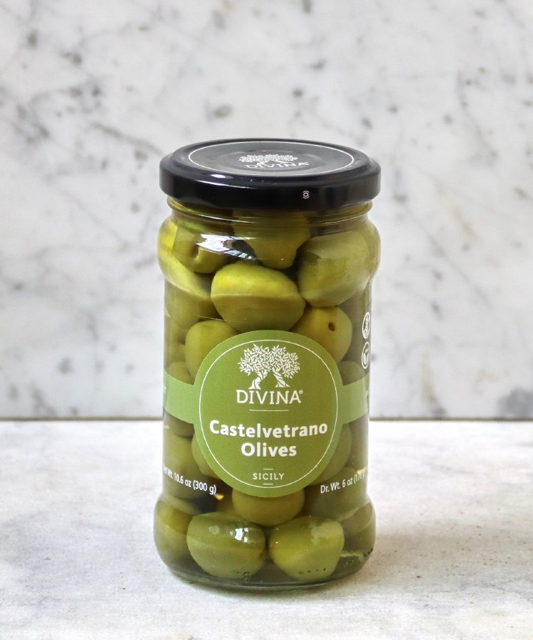 オルディナ Divina Castelvetrano Olives, 7oz - DeLAURENTI